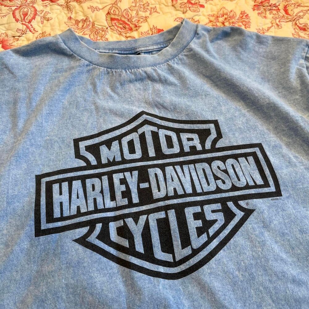 Vintage Y2K 2003 Harley Davidson Motor Cycles Huge graphic Longsleeve - Picture 2 of 4
